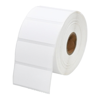Etiquetas Adhesivas Térmicas Brillantes en Blanco de 2x1 Pulgadas, Libres de BPA, Resistentes al Agua y al Aceite, 1300 Unidades/Rollo para Envíos FBA
