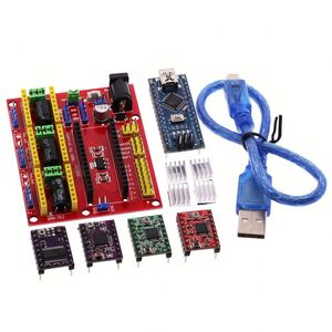 CNC <strong>Shield</strong> V4 Engraving Machine 3D Printer+ A4988 DRV8825 AT2100 Driver Expansion Board for <strong>Arduino</strong> + <strong>NANO</strong> 3.0 with USB Cable - Product Image 2