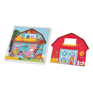 Children's Learning Creative Wooden Multi Layer <strong>Story</strong> Puzzle <strong>Toy</strong> Children's Puzzle <strong>Toy</strong> - Product Image 6