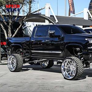 ล้อแม็กซ์ฟอร์จแบบเว้าลึกพิเศษสำหรับรถบรรทุก ram GMC Ford 6x5.5 8x6.5 8x170 8x180 22 24x12 26x16 นิ้ว - Product Image 5