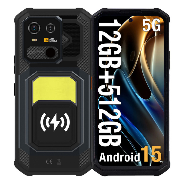 AGM G3 PRO 12GB+512GB Android 15 10000mAh Wireless Charging Thermal Imaging NFC Rugged Phone 5G Smartphones Unlock Mobile Phones