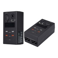 Boîtier de distribution d'alimentation DC 12V 50A avec prise Anderson, USB QC3.0, Type-C et voltmètre pour camping, 4x4, camping-car et marine