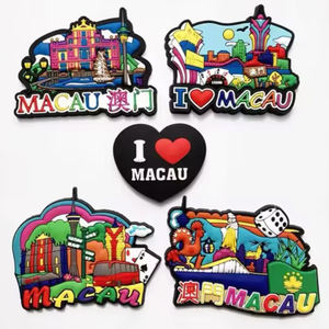 מותאם אישית לוגו מובלט מזכרת 3d רך pvc גומי מקרר מגנט Pvc מגנט - Product Image 1