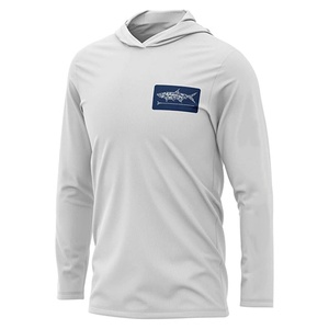 Camisas de Pesca de Manga Larga con Capucha, Unisex, 100% Poliéster, Malla de Seda de Hielo, Protección UV, Sublimación - Product Image 2