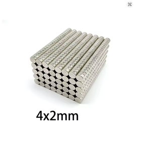 แม่เหล็กแรงสูงพิเศษ 4x2 มม. แม่เหล็กแผ่นวงกลมขนาดเล็ก 4*2 มม. แม่เหล็ก Imane N52 แรงสูง รูปทรงกลม แม่เหล็กถาวร 4x2 มม. นีโอไดเมียม 4x2 - Product Image 3