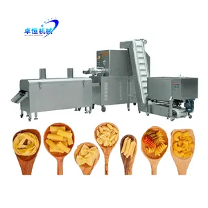 Máquina automática de producción de pasta macarrones, fabricante de equipos con garantía de 2 años
