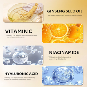 Limpiador <span class=keywords><strong>Facial</strong></span> Espumoso <span class=keywords><strong>de</strong></span> Ginseng al por Mayor con Vitamina C y Niacinamida para <span class=keywords><strong>Piel</strong></span> <span class=keywords><strong>Grasa</strong></span>, Cuidado Profundo, Producto Cosmético Orgánico - Product Image 2