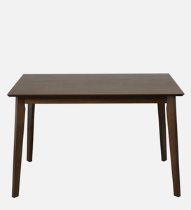 Juego de Comedor de Madera Maciza para 4 Personas en Acabado Nogal y Gris Claro con Construcción Duradera, Diseño Elegante y Asientos Cómodos - Product Image 2