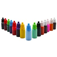 Encre à base d'huile 10 ml, encre photosensible pour tampon flash, encre de recharge pour tampon textile pour enfants