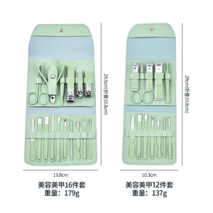Kit Professionnel Personnalisé d'Outils de Beauté : Râpe Pieds, Coupe-Ongles, Ciseaux de Pédicure, <span class=keywords><strong>Mini</strong></span> Produits de Soins des Ongles, Ensemble de <span class=keywords><strong>Manucure</strong></span> Salon - Product Image 5