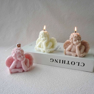 Juego de Velas Aromáticas de Cera de Soja Orgánica Hechas a Mano con Aroma a Ángel, 6 Unidades, Accesorios para Fotos de Instagram, Regalos para Diwali, Bodas, Hogar y Oficina - Product Image 2