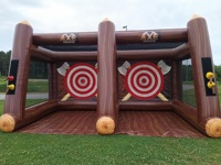 Jeu de lancer de hache gonflable, jouets gonflables pas chers, jeu de combat gonflable d'extérieur, jeux gonflables pour adultes