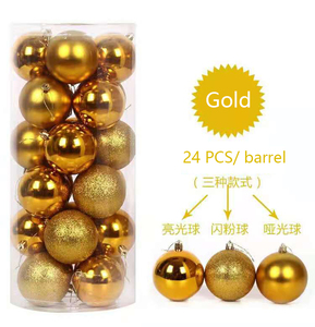Suministros de Decoración de Lujo, Juego de Bolas de Navidad Personalizadas Brillantes en Dorado, Rosa y Rojo, Venta al por Mayor - Product Image 2