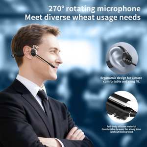 SOYA Casque Écouteur sans Fil Professionnel Bluetooth Stéréo Étanche à Réduction de Bruit avec Microphone - Product Image 4