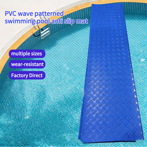 Tapis antidérapant pour échelle <span class=keywords><strong>de</strong></span> <span class=keywords><strong>piscine</strong></span> <span class=keywords><strong>en</strong></span> PVC bleu Duonik avec protection des marches, couleur personnalisable - Product Image 4