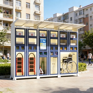 Sistema de Control de Aplicaciones para Casilleros de Alquiler Inteligentes con Escaneo de Código QR XinJu, Gabinete de Carga Electrónico, Quiosco de Autoservicio para Áreas Públicas y Aeropuertos - Product Image 6