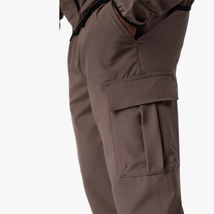 Maßgeschneiderte Gewebte Cargo-Hose für Herren für Fitnessstudio und Outdoor mit Elastischem Bund, Multifunktionalen Bedruckten Technischen Merkmalen und Optionen in Übergrößen - Product Image 3