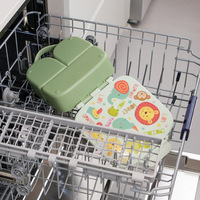Neue Lebensmittelechte Silikon-Lunchbox mit Cartoon-Design, Mikrowellengeeignet, Frischhaltefach, Versiegelte Aufbewahrung