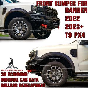 ADI OFF ROAD 4x4 camioneta parachoques trasero parachoques delantero barras de barra de toro para Ranger XLT XLS wildtrak px4 T9 <span class=keywords><strong>2022</strong></span> 2023 2024 + - Product Image 6