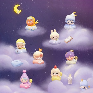 POP MART Blind Box Peluche da Collezione 100% Originale, Serie POPBEAN Goodnight, Night Sky, Figurine in Scatola Misteriosa - Product Image 3