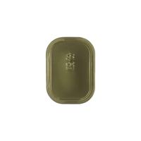 Composants de boîte en fer blanc carrée, couvercle à ouverture facile et bouchon inférieur à vis avec bec verseur, raccords anti-déversement pour bidon d'huile moteur de 1L