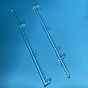 מותאם אישית חום עמיד בחום שקוף סיליקה מרובע קוורץ בצורת מיוחד מוט קוורץ - Product Image 2