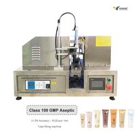 Machine de remplissage et de scellage semi-automatique pour tubes de crème cosmétique, pâte dentifrice, pommade, tubes en aluminium