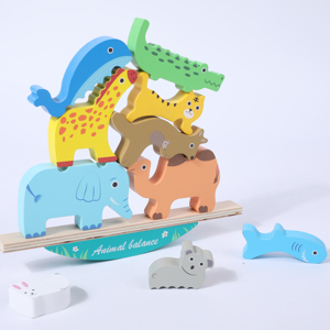 Tùy Chỉnh Bằng Gỗ Mô Hình Động Vật Đồ Chơi Cân Bằng Xếp Chồng Câu Đố Trò Chơi Giáo Dục Xây Dựng Khối Đồ Chơi Cho 5 Để 7 Năm Độ Tuổi - Product Image 2