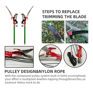 8.24m nối dài Chiều cao dài 27ft cách nhiệt xử lý bền vườn mở rộng dài đạt cây thấy chi nhánh Shears - Product Image 3