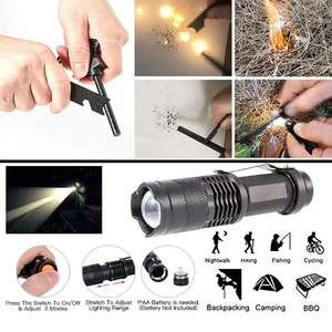 Ngoài trời Cắm Trại Đi Bộ Đường Dài Survival Gear công cụ thiết lập hộp thoát an toàn Survival Bug ra túi khẩn cấp Survival kit - Product Image 6