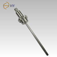 Sensor de Temperatura RTD de Alta Precisión HY 0-10V 0.5 ° Sonda de Acero Inoxidable con Resolución C, IP67, con Comunicación Serial