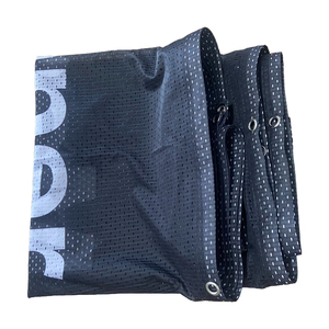 Giá rẻ ngoài trời xây dựng thương hiệu hiển thị đầy đủ màu sắc in ấn kỹ thuật số Polyester Vải lưới tổ chức sự kiện biểu ngữ cho các sự kiện hoặc chủng tộc - Product Image 2