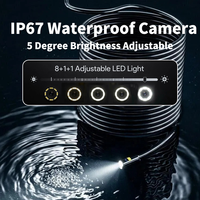 Endoscope vidéo à double objectif 5,5 mm, écran IPS 4,3'', IP67, zoom 10x, caméra d'inspection pour canalisations d'égout, OEM ODM, directement de l'usine