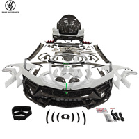 Kit carrosserie MSY Style en fibre de carbone sèche pour Lambo URUS SE : Pare-chocs, Capot, Élargisseurs d'ailes, Jupes latérales, Aileron, Diffuseur, Lame de pare-chocs, Sortie d'échappement