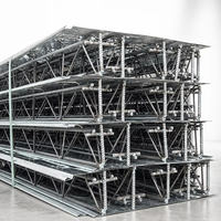 Système de plancher en treillis d'acier Speed Deck pour la construction de maisons modulaires, panneau de plancher en treillis structurel galvanisé