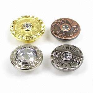 Cubiertas decorativas de moda de botón de vaqueros duraderas de buena calidad botones a presión para ropa - Product Image 4