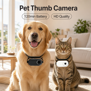 Caméra pour animaux de compagnie, best-seller, 1080P, montée sur collier pour chiens et chats, enregistrement de vlog, caméra de collier pour animaux - Product Image 1