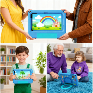 7-inch Allwinner A523 Octa-core máy tính bảng cho trẻ em <span class=keywords><strong>8</strong></span> + 64GB Android 14 gồ ghề EVA trường hợp HD hiển thị tablette trẻ em - Product Image 6