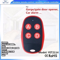 Duplicateur de télécommande de porte YET2114 pour contrôleur de garage à code fixe et cloner à code roulant 433mhz