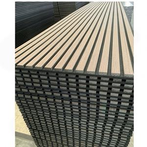 Panneau mural acoustique incurvé en MDF moderne SANYUAN avec absorption acoustique, écologique, réduction du bruit de 80%, design 3D flexible - Product Image 3