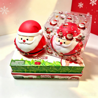 Jouets Squishy Père Noël et Sapin de Noël à Rebond Lent, Anti-Stress, Ensemble Fidget, Cadeau de Noël, Vente en Gros
