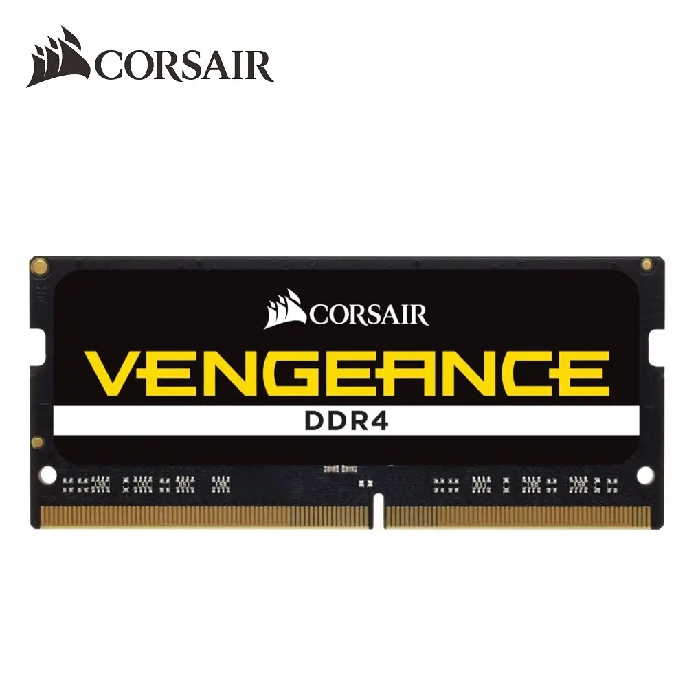 Corsair, memória ram notebook vengeance, ddr4 2666mhz SO-DIMM 32gbx2, kit de memória, 260pin 1.2v novo