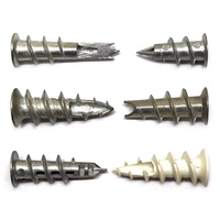 Ancre de vitesse en Nylon, alliage de Zinc, pour plaques de plâtre à vis No.6 ou No.8, perçage automatique de cloisons sèches