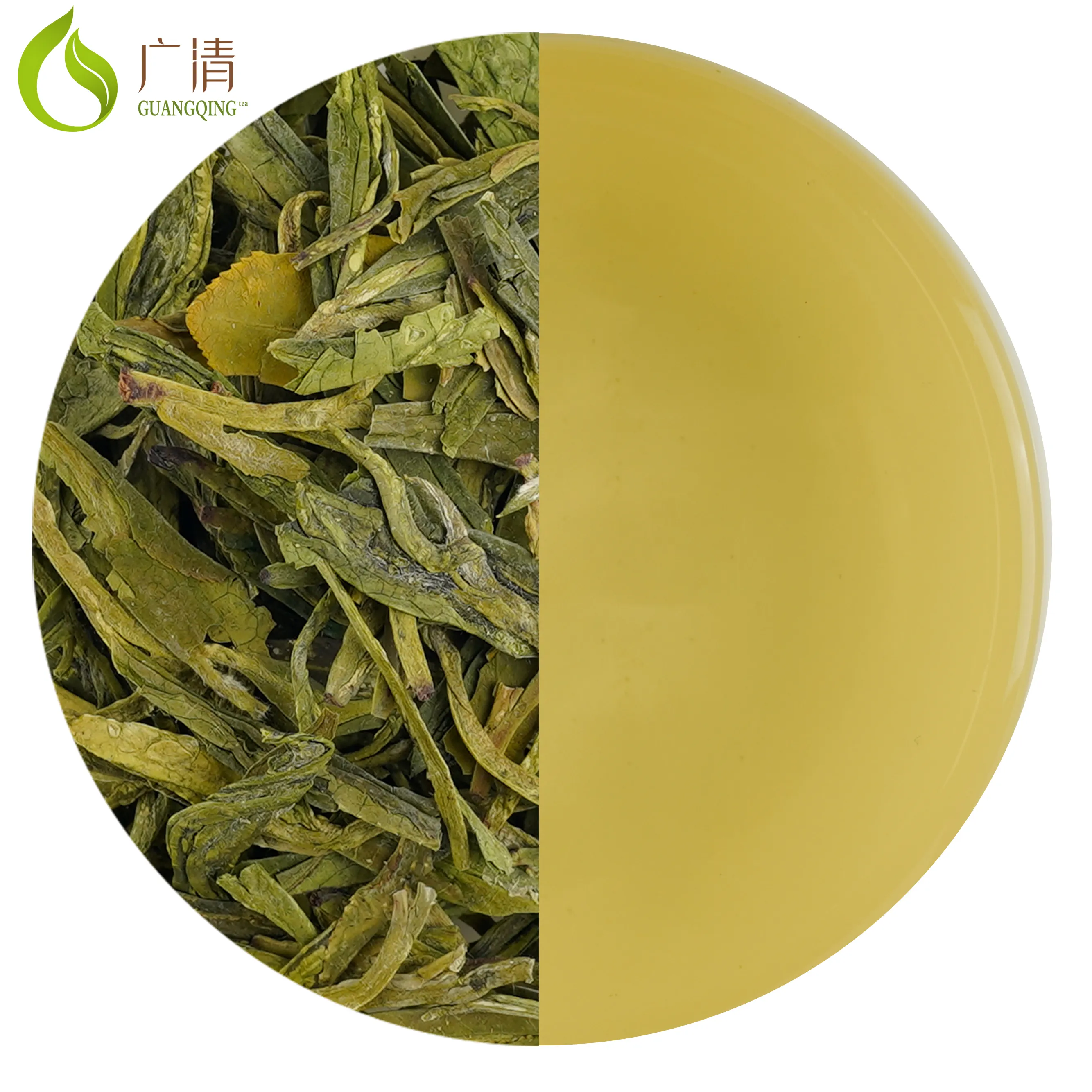 GUANGQING Chinese Famous Slimming Green Tea Spring Longjing B Green Tea For Gift Tea