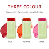 Stick de maquillage 3-en-1 crème : Blush, Rouge à lèvres et Fard à paupières crémeux, végétalien et waterproof