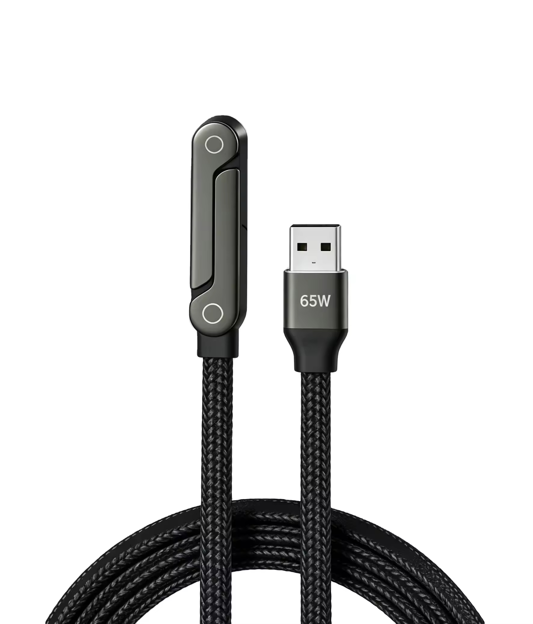 USB noir vers Type-C 65W