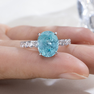 Bague pour femme Messi Jewelry MSR-2019 9K avec pierres précieuses et diamants de laboratoire - Product Image 6