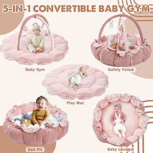 <span class=keywords><strong>Tapis</strong></span> d'activités pliable et portable pour bébé, <span class=keywords><strong>tapis</strong></span> <span class=keywords><strong>de</strong></span> jeu imperméable pour nouveau-né, nourrisson, tout-petit, utilisation en voyage - Product Image 1