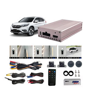 3D 360 grados redondo vista trasera envolvente coche marcha atrás 4 cámaras Kit sistema de estacionamiento respaldo 360 AVM vista de pájaro cámara de coche - Product Image 1