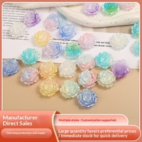 Boucle de chaussure en plastique/résine à effet œil de chat Aurora tridimensionnel, colle à effet goutte, pour téléphone, boucles d'oreilles, cadeau d'affaires